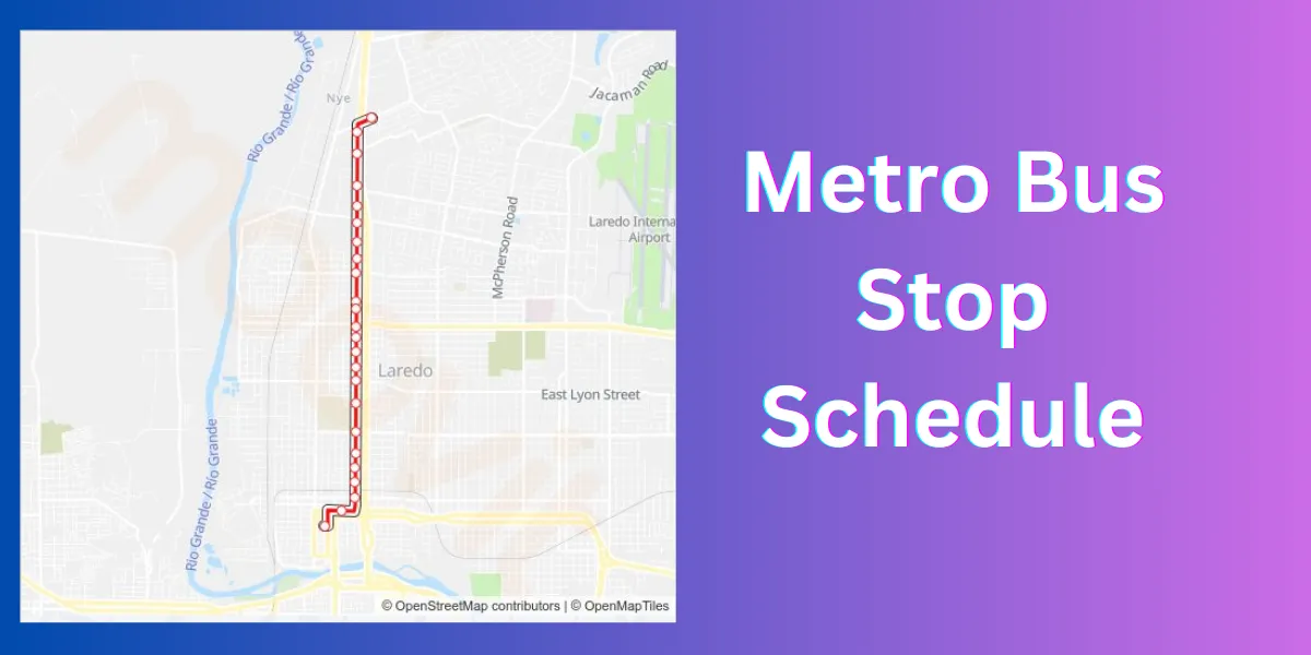 Metro Bus Stop Schedule